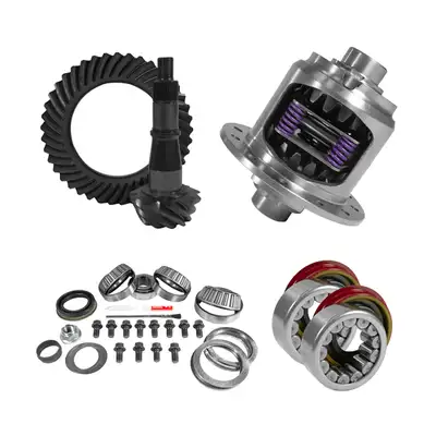 Yukon Gear and Axle 9.5 Inch GM 4.11 Rear Ring & Pinion, Install Kit, 33Spl Posi, Axle Bearing & Seals USA Standard