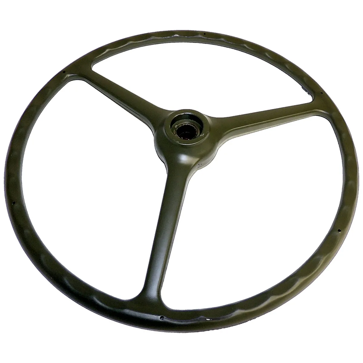 Crown Automotive Jeep Replacement 7375336 Olive Drab Steering Wheel for Jeep / Willys 1941-1945 MB, 17 Diameter, 3 Spokes product image
