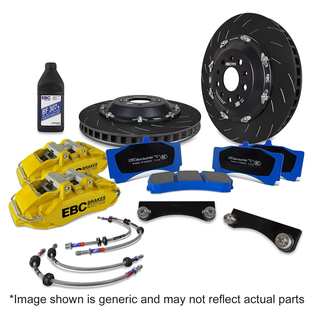 EBC Brakes Ebc Brakes Bbk053yel-6104-Sg2f380/36-F Bbk053yel-1