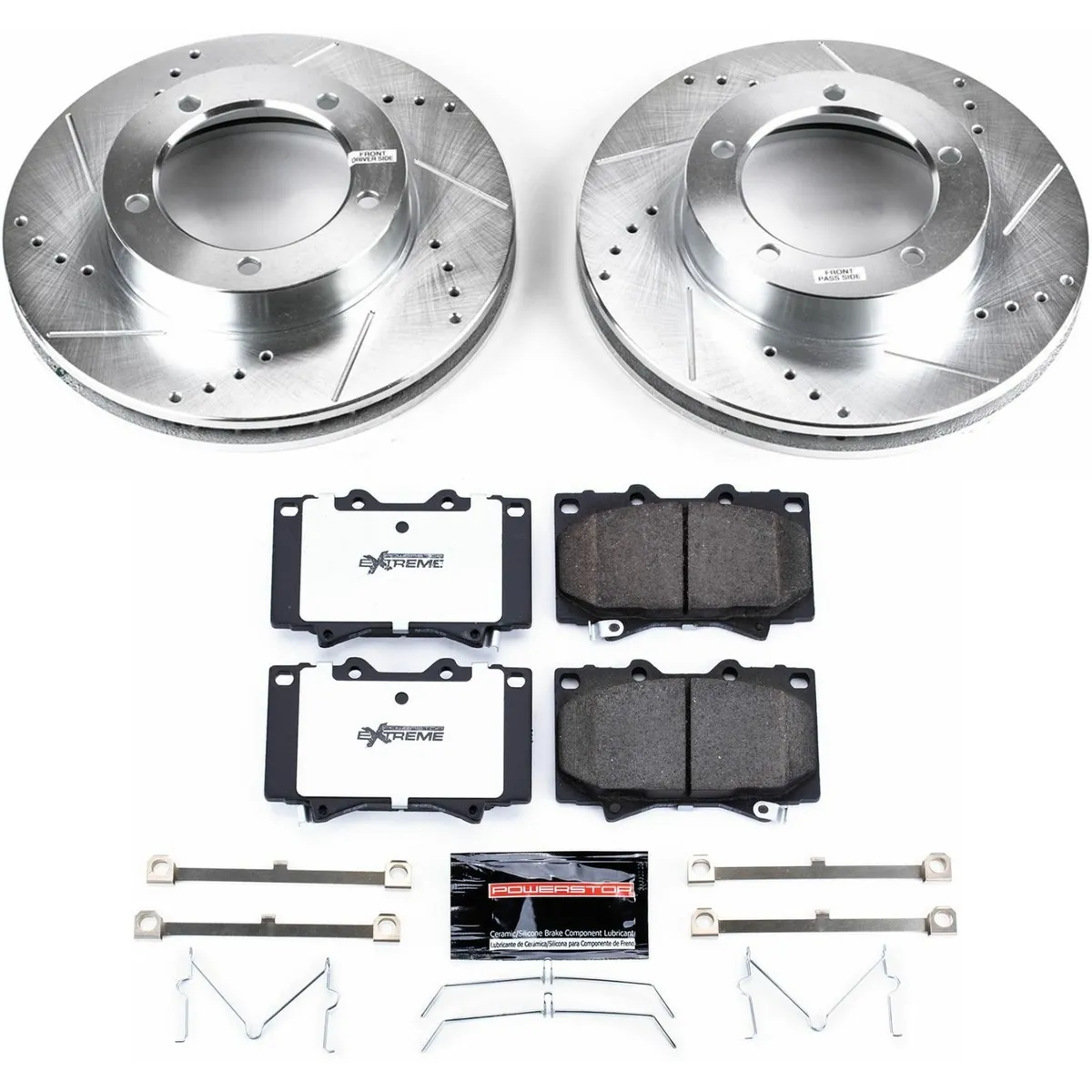 Z36 Truck/Tow Upgrade Kit: Drilled/Slotted Rotors; Carbon-Fiber Ceramic Pads W/Hardware product image