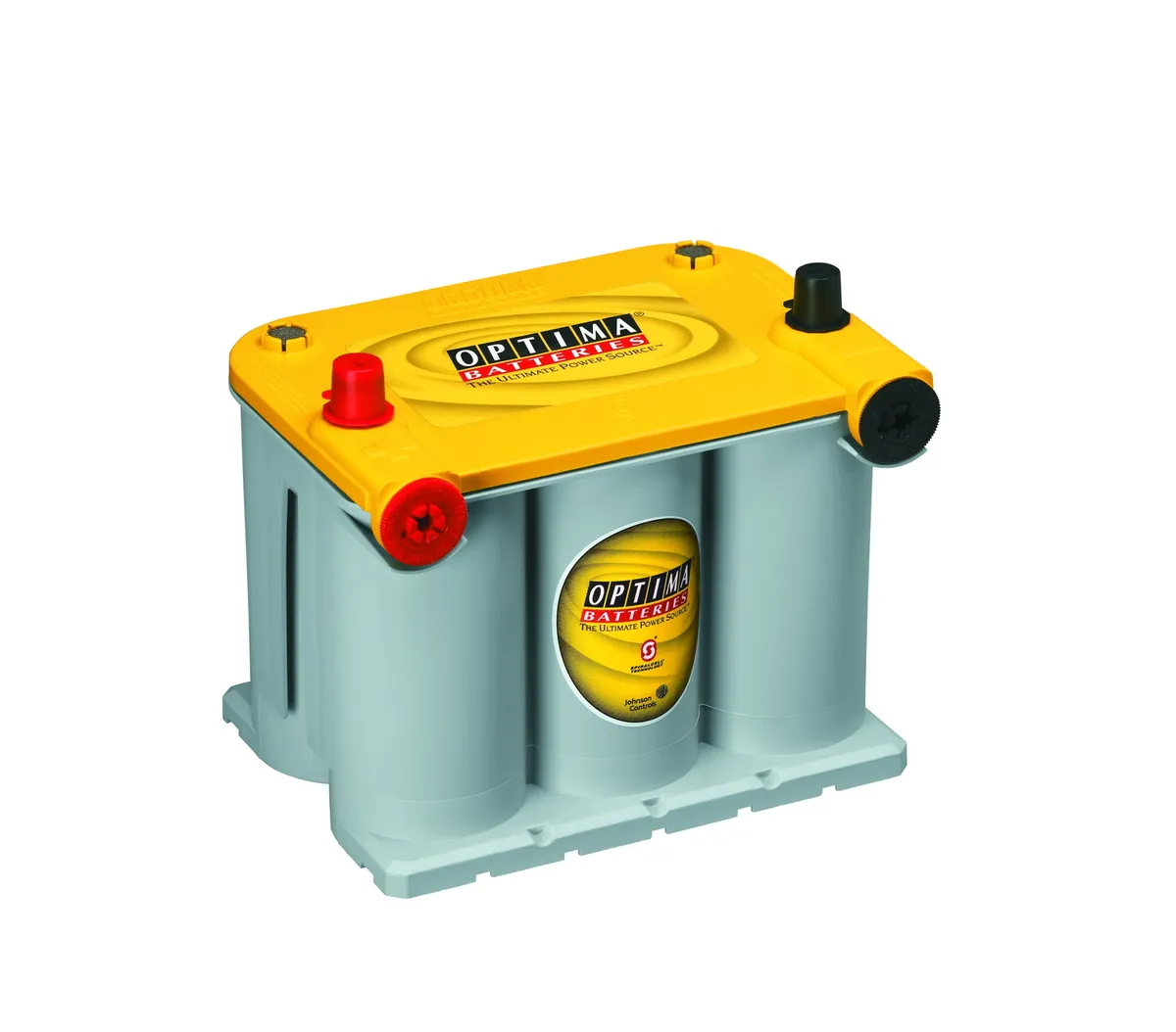 YellowTop® Deep Cycle Battery; UNBOXED; Grp. D75/25; Cold Crank Amp 620; Crank Amp 770; Reserve Cap. 100; Amp Hour 48; Dual Terminal; L-9 5/16 in.; W-6 13/16 in.; H-7 5/8 in.; product image