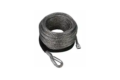 Bulldog Winch Bulldog Winch Synthetic Rope - 12mm x 80ft - Grey