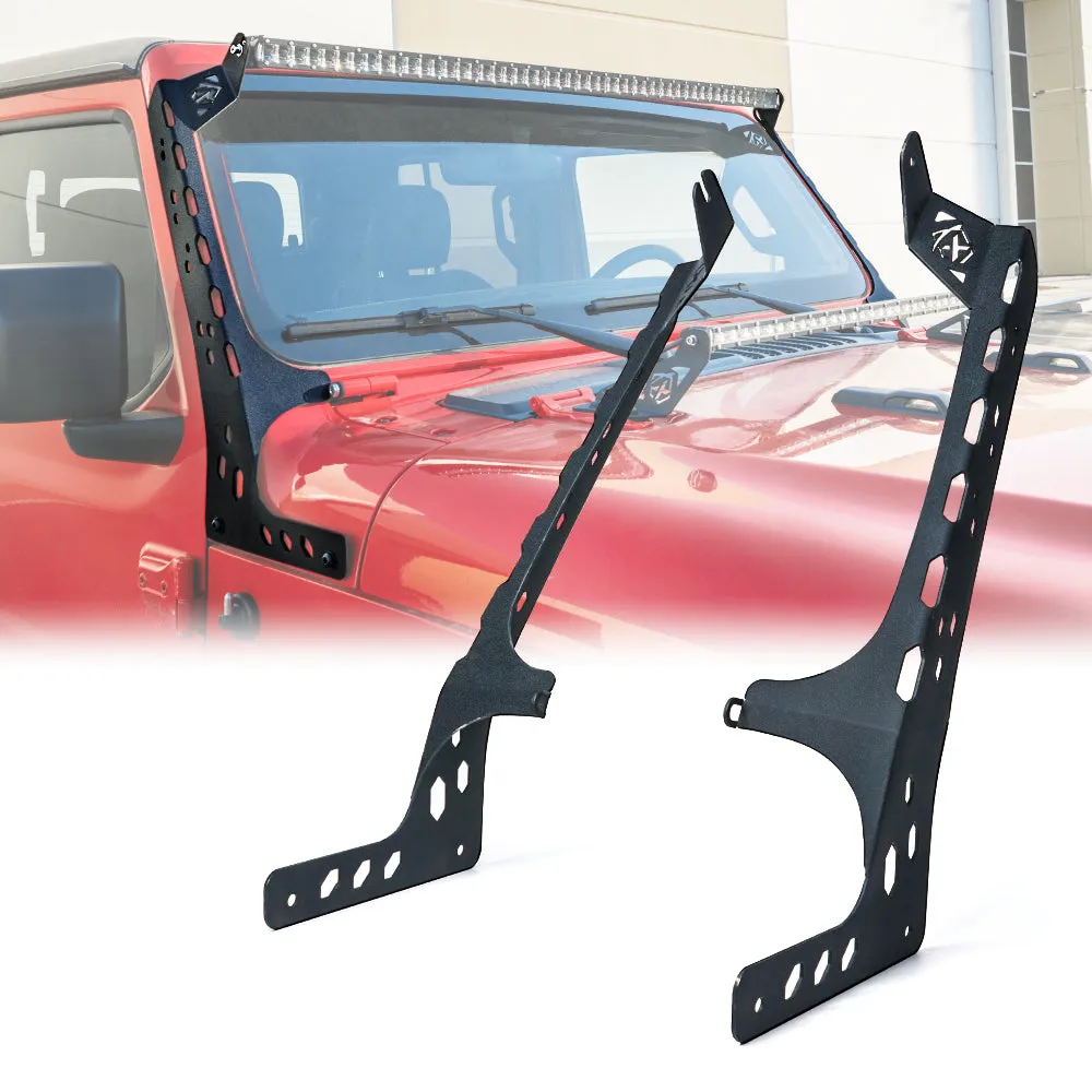 Xprite 50" Light Bar Mounting Bracket for Jeep Wrangler JL & Gladiator JT | Prevail Series G1