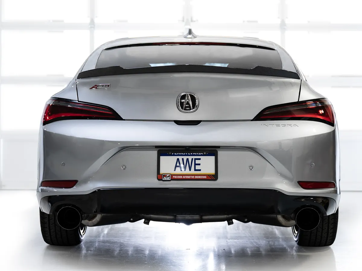 AWE Touring Edition Exhaust for FE1 Civic SiDE4 Acura Integra - Dual Chrome Silver Tips product image
