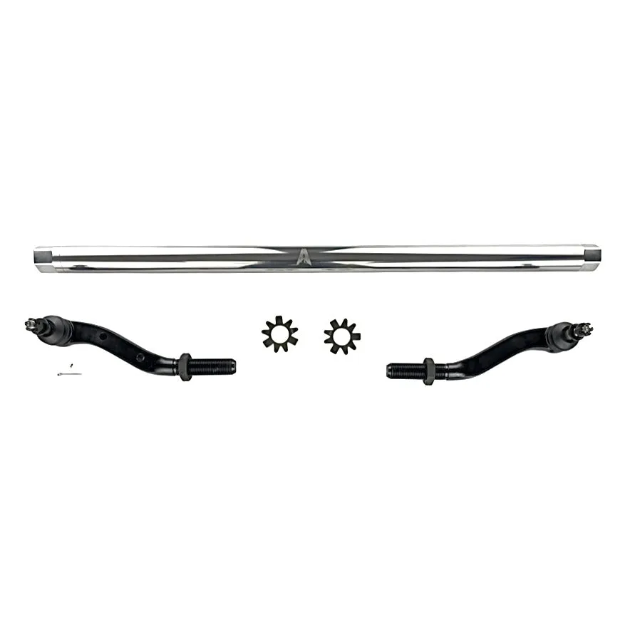 KIT126 - Jeep Wrangler JL & Gladiator JT - 2.5 Ton ProLock Tie Rod Assembly - Dana44 - Polished Aluminum product image