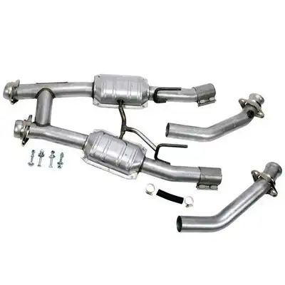 BBK Performance Ford Mustang 5.0L 2-1/2 High Flow Catted H-Pipe 86-93