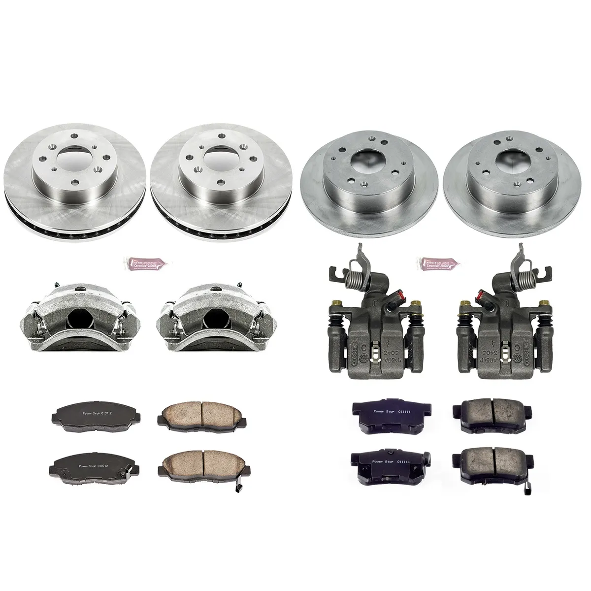 Z17 Direct Replacement Kit: Rotors; Ceramic Pads; Calipers product image