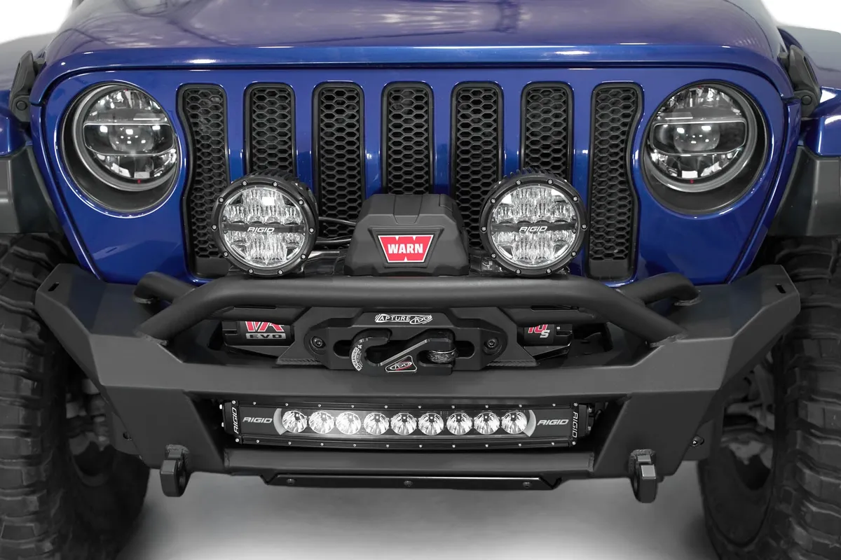 18c Wrangler Phantom Winch Stubby Front Bumper product image