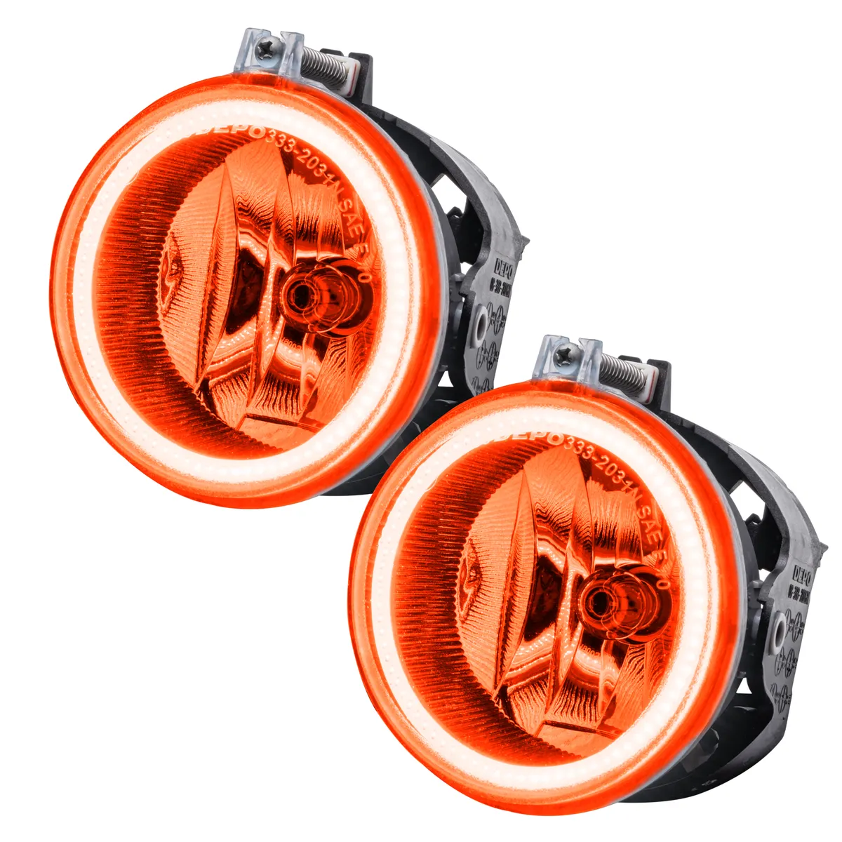 ORACLE Lighting 2011-2016 Jeep Patriot Pre-Assembled Halo Fog Lights - SMD / Amber product image