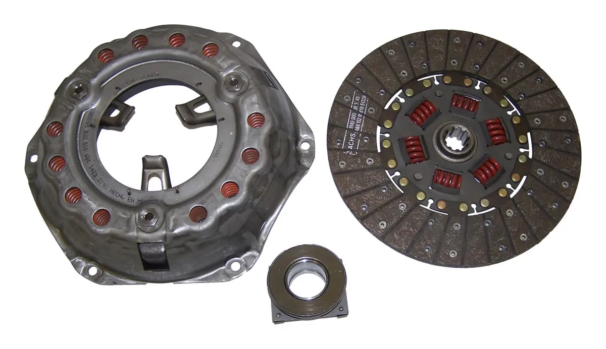 1976-1979 CJ-5 CJ w/ 3-spd T150 Trans & 10-1/2in Clutch; Includes: Cover Assembly Disc Plate and Bearing Assembly 1976-1979 CJ-7 CJ w/ 3-spd T150 Trans & 10-1/2in Clutch; Includes: Cover Assembly Disc Plate and Bearing Assembly product image