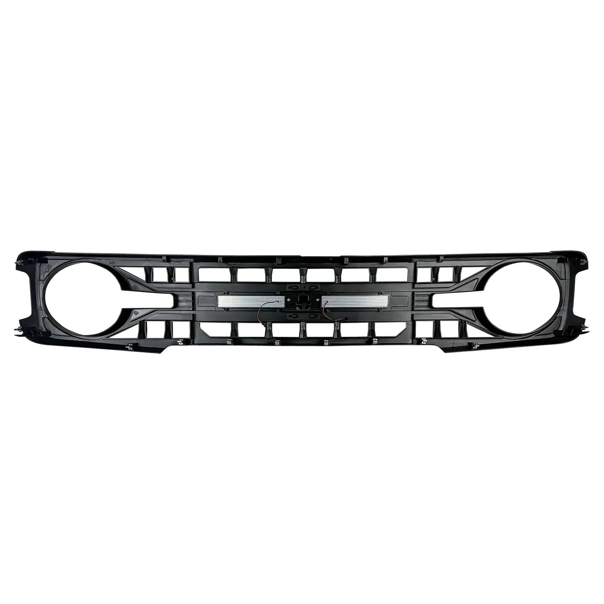 Armor Grille W/ Off-Road Lights & Camera Bracket - Matte Black For 21+ Ford Bronco product image