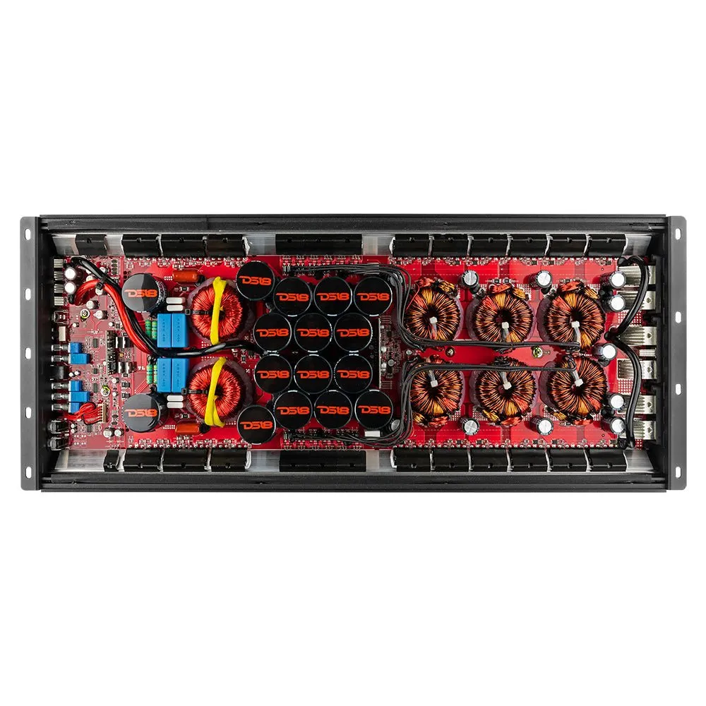 1-Channel | 18000 (Burst) @ 0.67Î© | 10000 @ 1Î© | 5800 @ 2Î© | 3500 @ 4Î© Watts RMS | With Voltmeter | Black product image