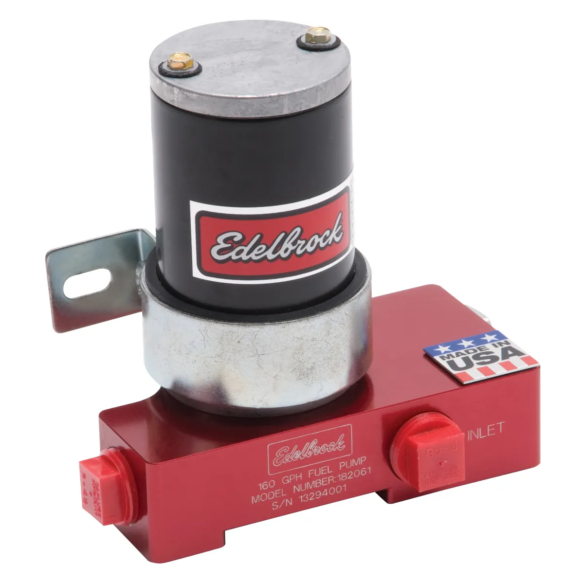 Fuel Pump, Electric, Quiet-Flo, Carbureted, 160gph, 1/2" In, 1/2" Out, 160 Gph, Red product image