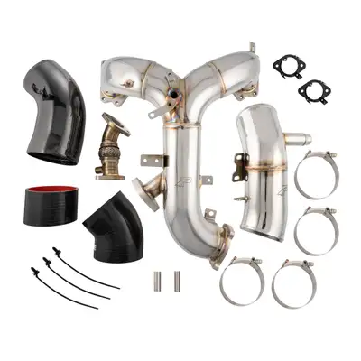 Pacific Performance Engineering 20-25 Ford 6.7L Power Stroke Zilla Intake Manifold and Turbo Inlet Kit-Polished Pacific Performance Engineering