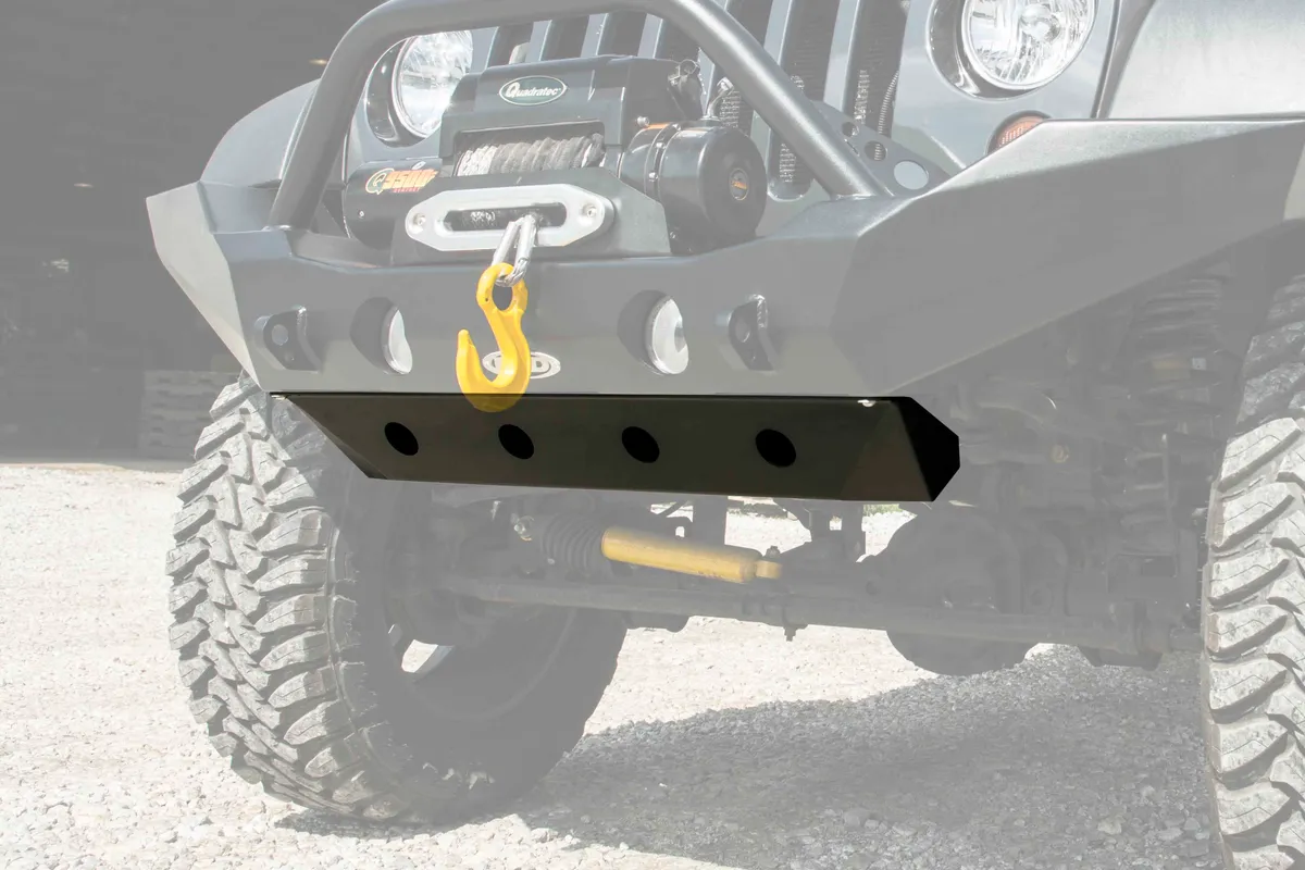 LOD Destroyer Front Bumper Skid Plate Black Powder Coated - JK product image