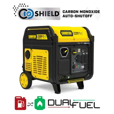 Champion Power Equipment Champion 11000 Watt Dual Fuel Inverter W/Electric Start