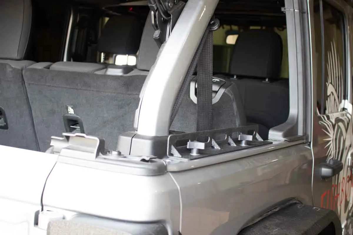 Fishbone Offroad Tub Rail Tie Downs for 2018 & Up Jeep Wrangler Unlimited JLU FB25231 product image