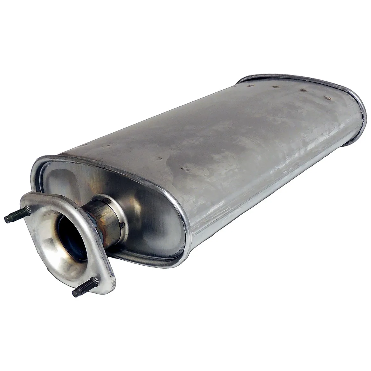Crown Automotive Jeep Replacement E0021456 Muffler w/ Flange for 00-06 TJ Wrangler w/o Unlimited Pkg. w/ 4.0L or 2.4L Eng. product image