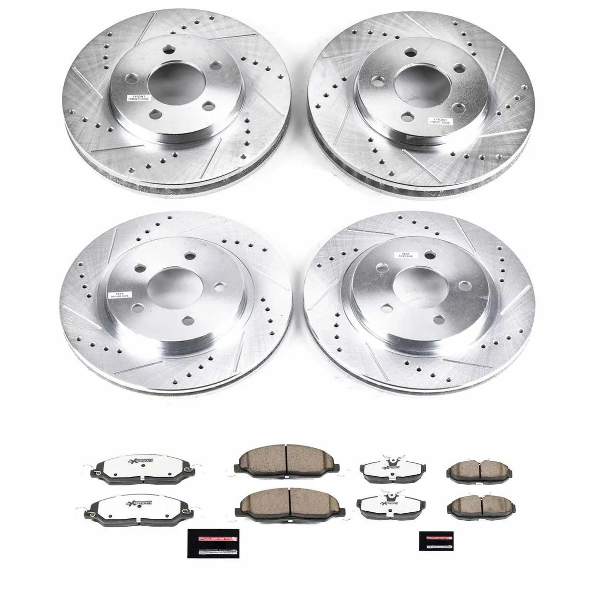 Z26 Street Warrior Upgrade Kit: Drilled/Slotted Rotors; Carbon-Fiber Ceramic Pads W/Hardware product image