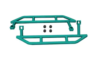 Steinjager Steinjäger Armor Wrangler TJ 1997-2006 Rock Sliders Teal