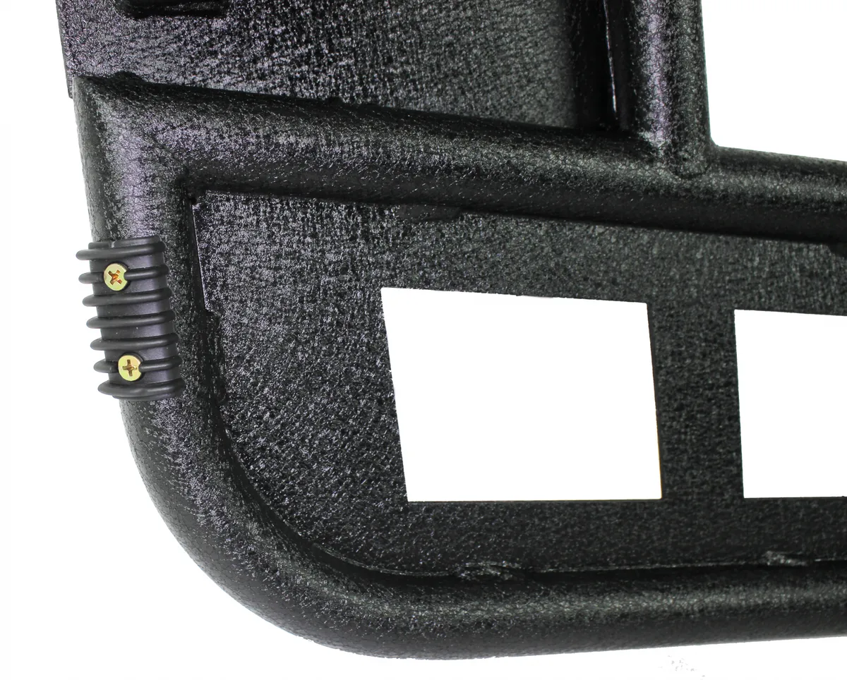 Jeep TJ Front Tube Doors 97-06 Wrangler TJ Black Textured Powdercoat Steel Fishbone Offroad product image