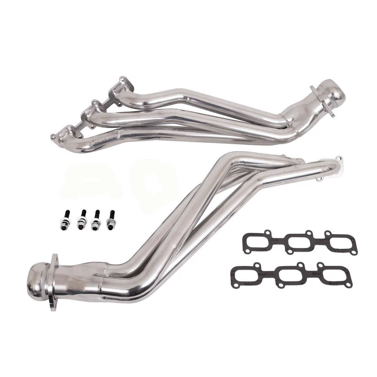Ford Mustang V6 3.7 1-3/4 Long Tube Exhaust Headers Polished Silver Ceramic 11-17 product image