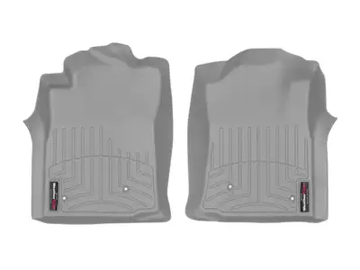 Weathertech 2005 - 2011 Toyota Tacoma Grey Front FloorLiner Toyota Tacoma Mat Hooks 2 / 2005 - 2011 Toyota Tacoma Grey Front FloorLiner With 2 Retention hooks on Passenger side