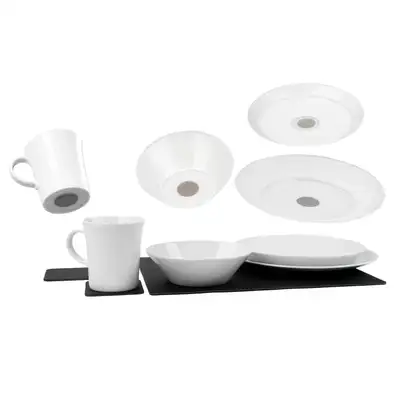 SILWY MAGNET Magnetic porcelain tableware set CLASSIC