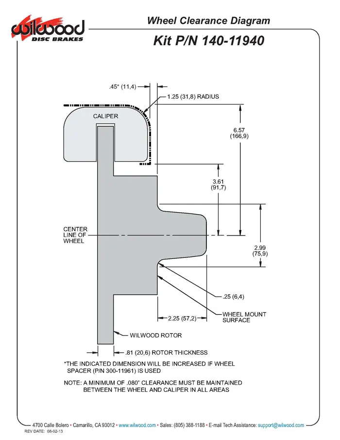 1969 - 1976 American Motors Forged Dynalite Pro Series Front Brake Kit - 140-11940 product image