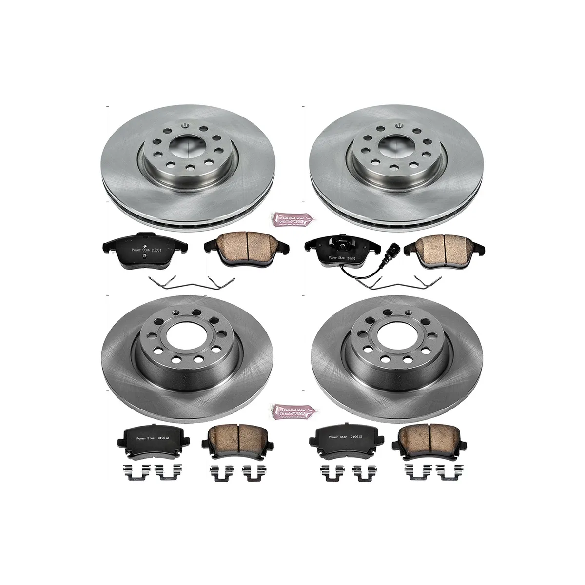 Z17 Direct Replacement Kit: Rotors; Ceramic Pads W/Hardware product image