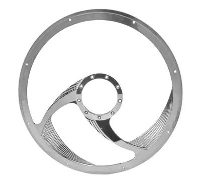 Billet Specialties Steering Wheel Half Wrap 15.5in Spyder