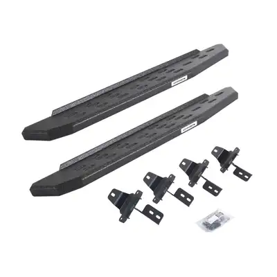 Go Rhino Go Rhino 69692748T - RB30 Running Boards with Mounting Bracket Kit - Protective Bedliner Coating