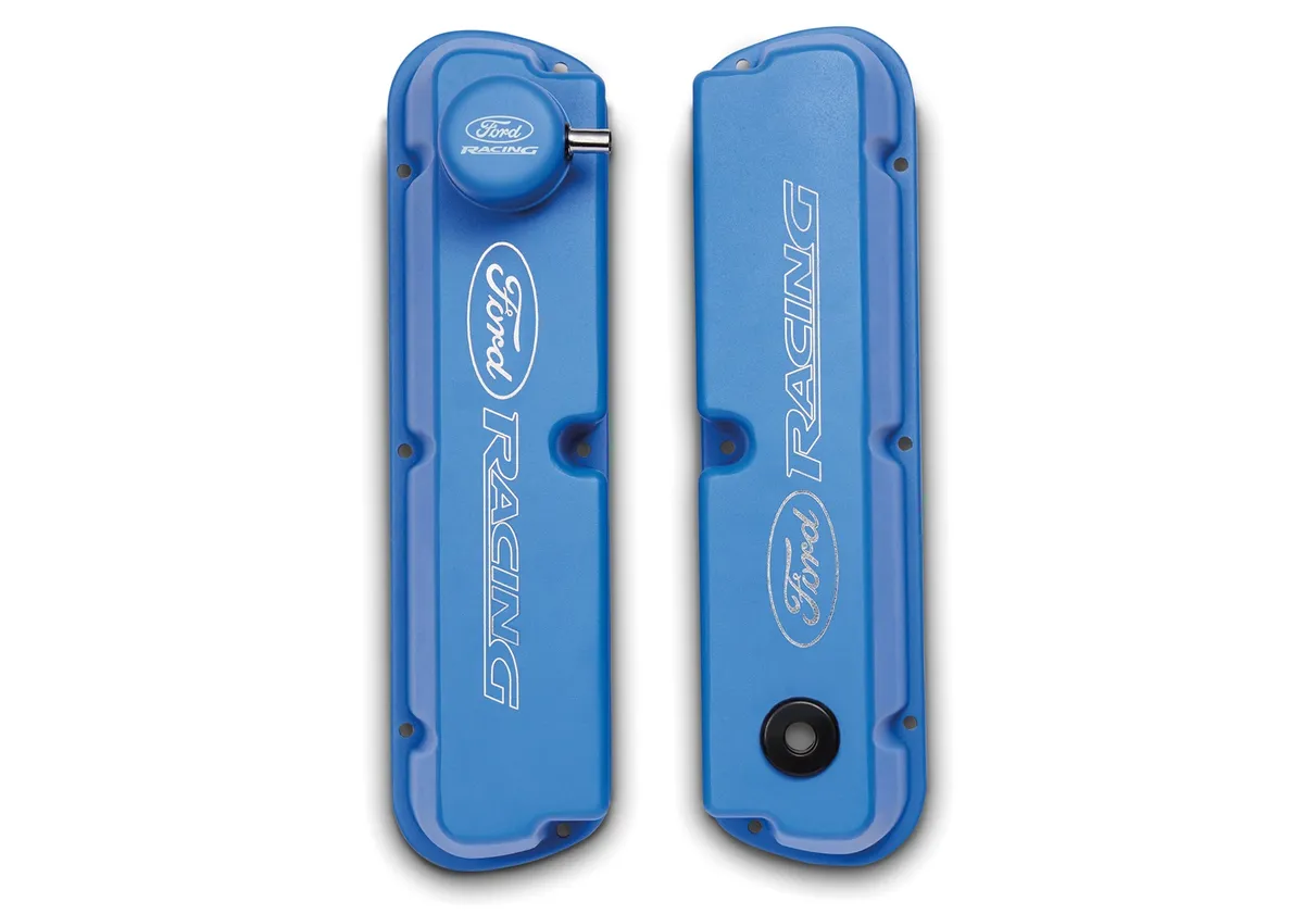 Ford Performance - Blue Satin Valve Covers - M-6582-LE302BL product image