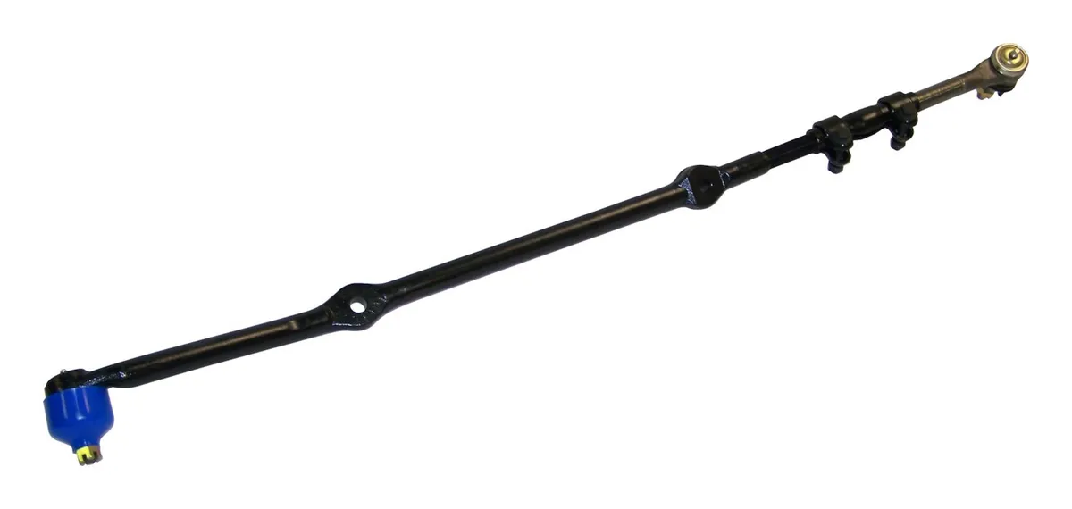 Drag Link Assembly; At Pitman Arm; To Right Knuckle; Incl. 2 Tie Rod Ends/Adjuster w/Hardware; product image