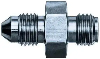Aeroquip #4 To 3/8-24 Inverted Steel Adapter