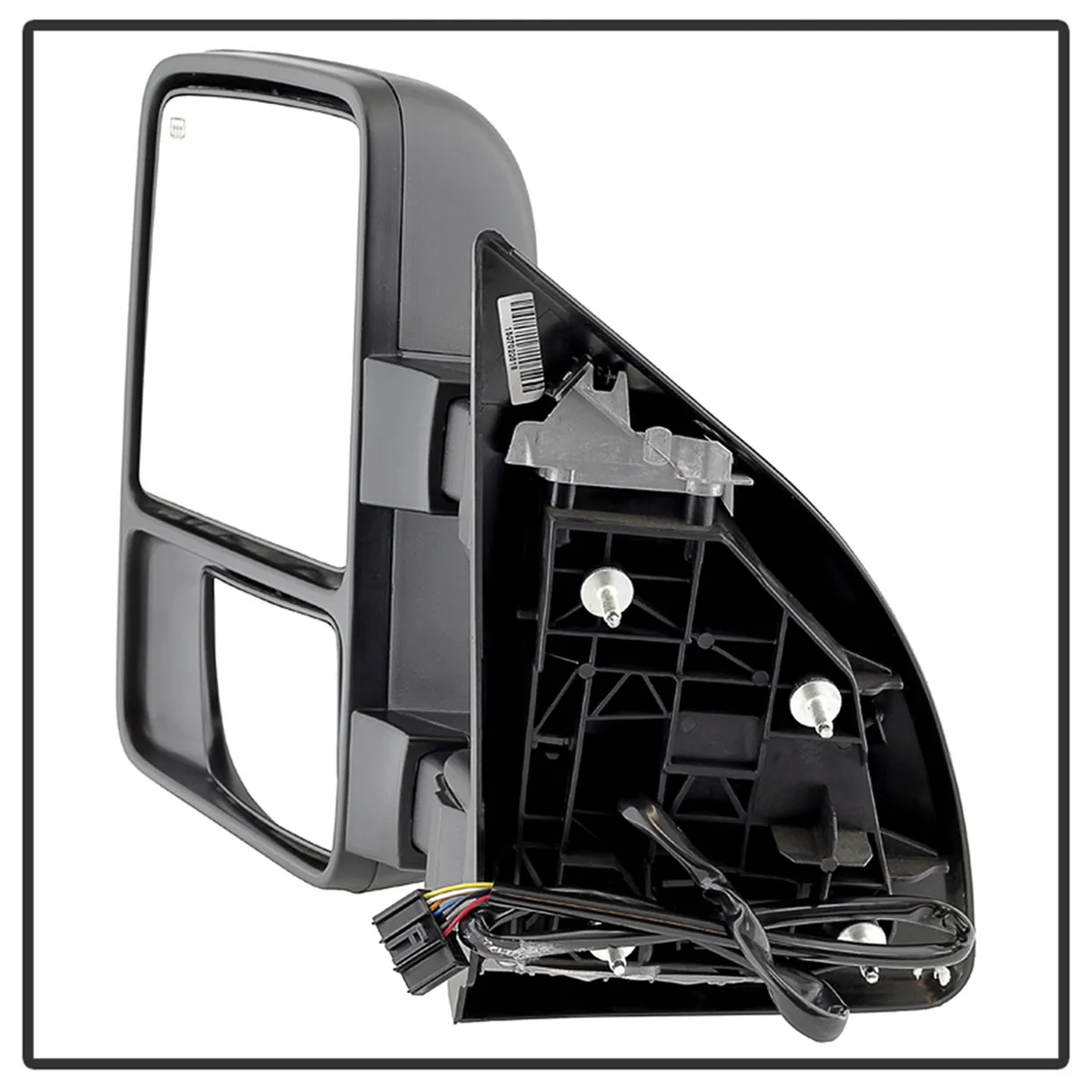 XTune Door Mirror Set; Left And Right; Manual Extendable; Power Heated/Adjustable; w/LED Signal; Amber; product image