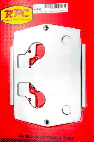 Racing Power Company Optima Alum Smooth Battery Tray Polished