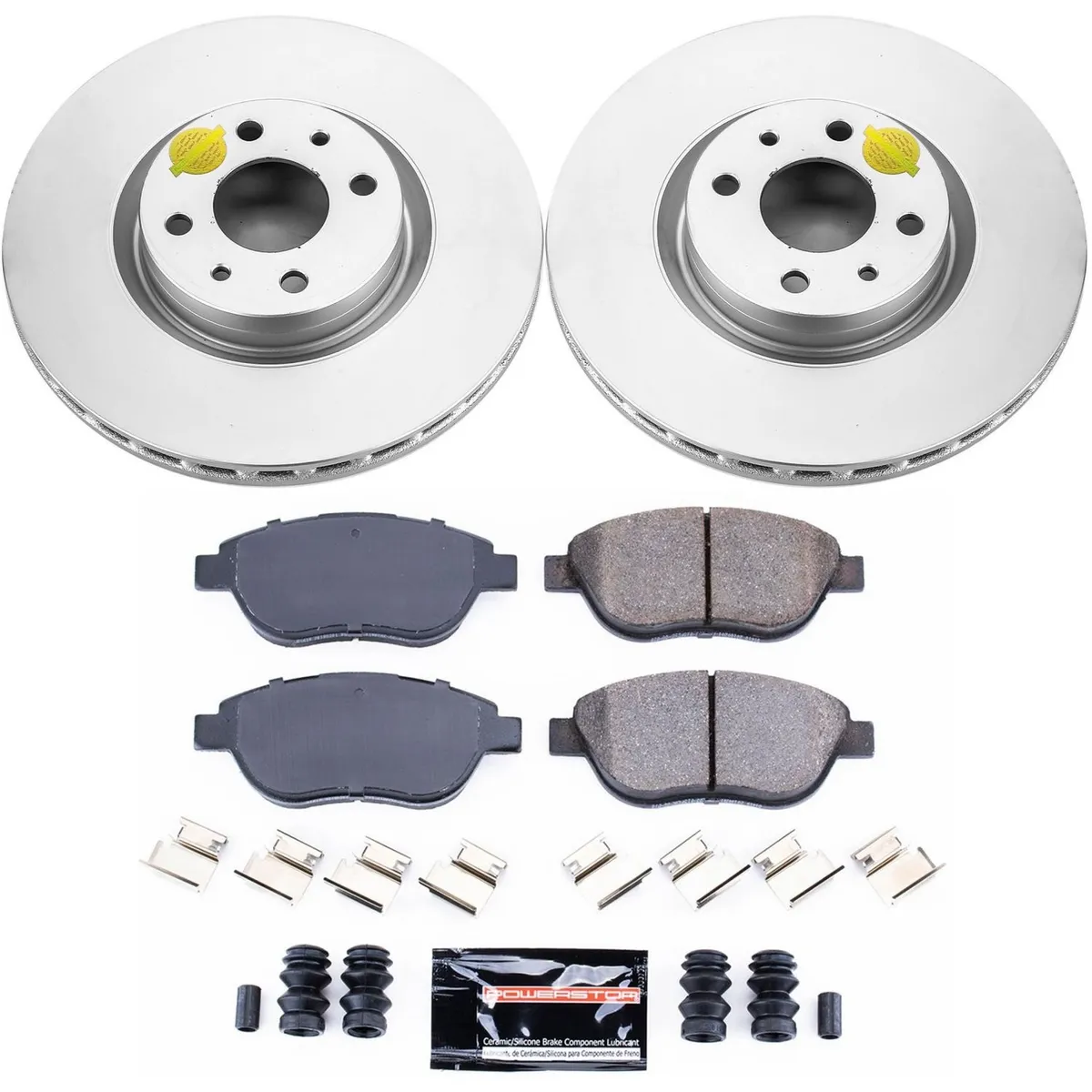Z23 Sport Geomet Coated Rotor Kit For European Vehicles: Genuine Geomet Fully Coated Rotors; Carbon-Fiber Ceramic Pads W/Hardware product image