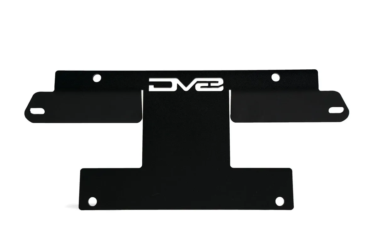 DV8 Offroad 2021-22 Ford Bronco | Factory Front Bumper License Relocation Bracket | Front product image