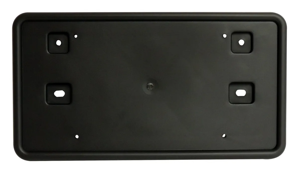 Crown Automotive Jeep Replacement 68080450AA Front License Plate Bracket for 2011-2017 Jeep MK Patriot, Black Plastic product image