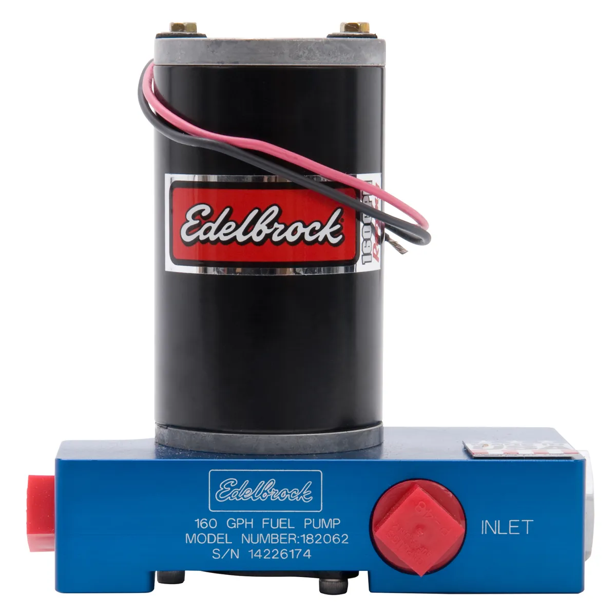 Fuel Pump, Electric, Quiet-Flo, Carbureted, 160gph, 1/2" In, 1/2" Out, 160 Gph, Blue product image