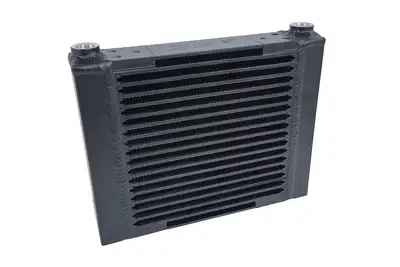 CSF Cooling - Racing & High Performance Division CSF Radiators Univeral Single-Pass Oil Cooler - M22 x 1.5 connections 2 NPT Ports - 8371