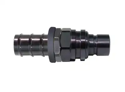 jiffytite Q/R Plug #8 Push Lock Hose End- Valved