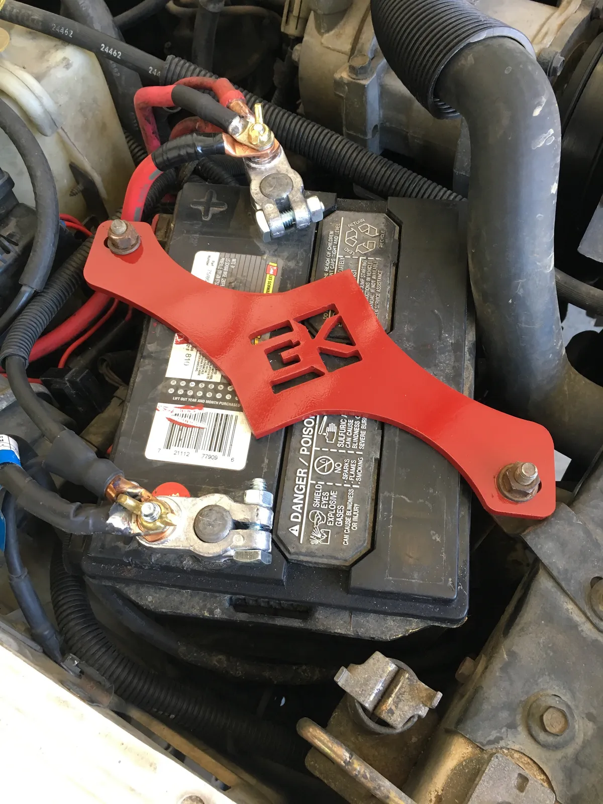 GateKeeper Off-Road 1984-2001 Jeep Cherokee XJ Battery Hold Down Bracket