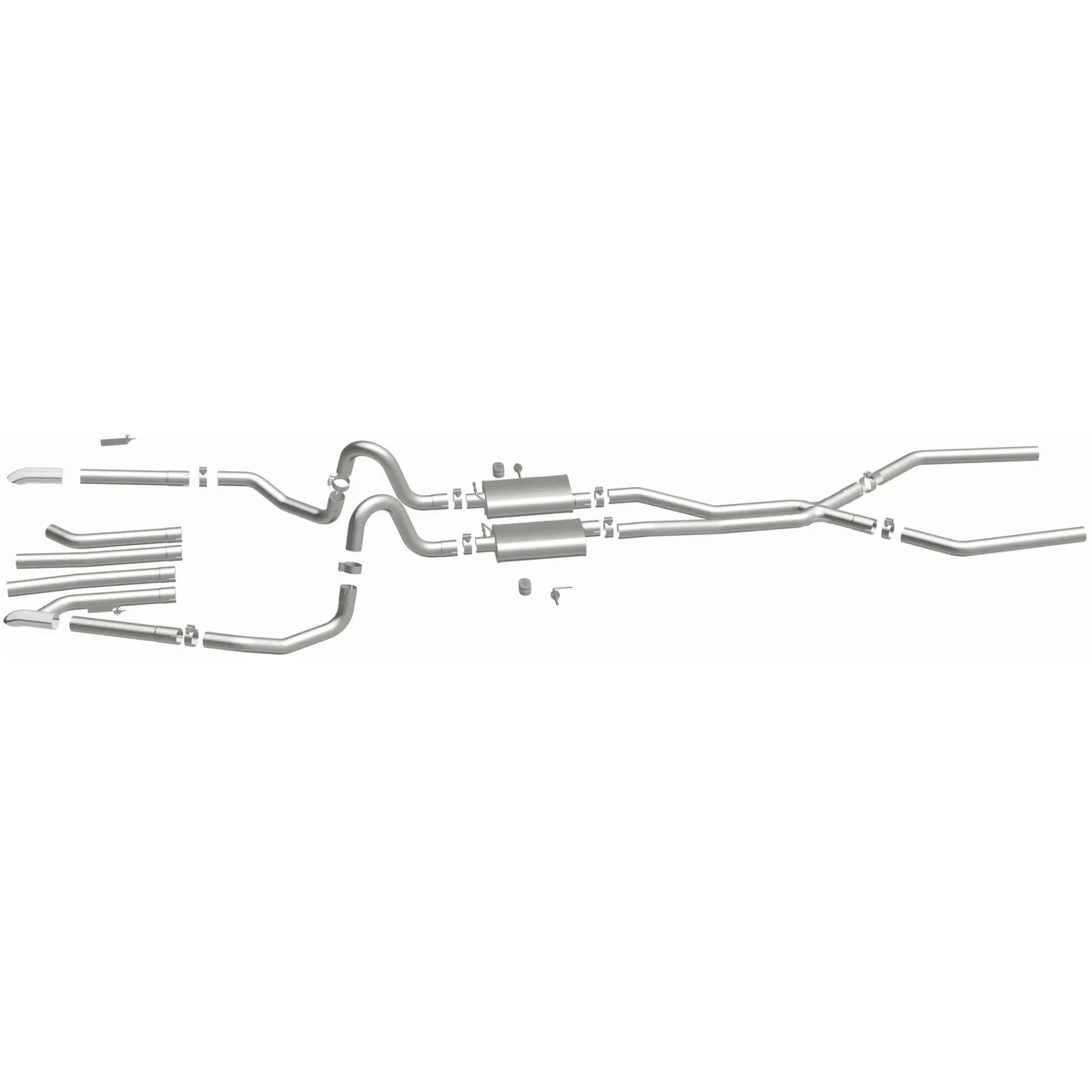 MagnaFlow Exhaust Products 15893 Street Series Stainless Crossmember-Back System product image