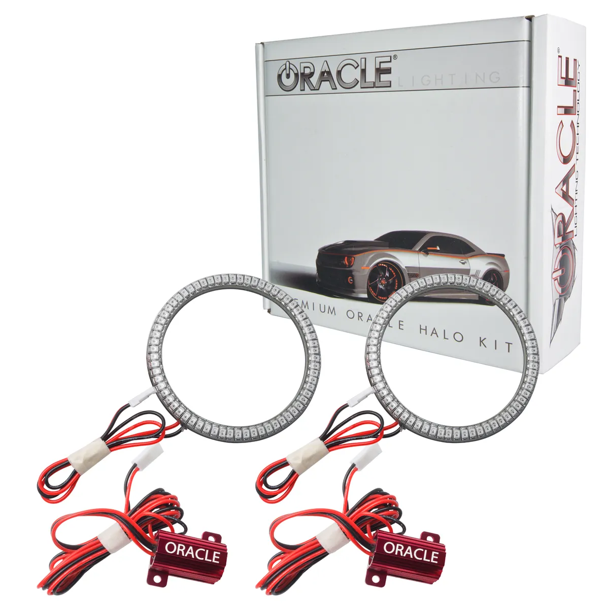 ORACLE Lighting 2007-2017 Jeep Wrangler JK LED Surface Mount Turn Signal Halo Kit product image