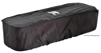 K&N Precharger; Medium 4 Air Box, Black Air Filter Wrap