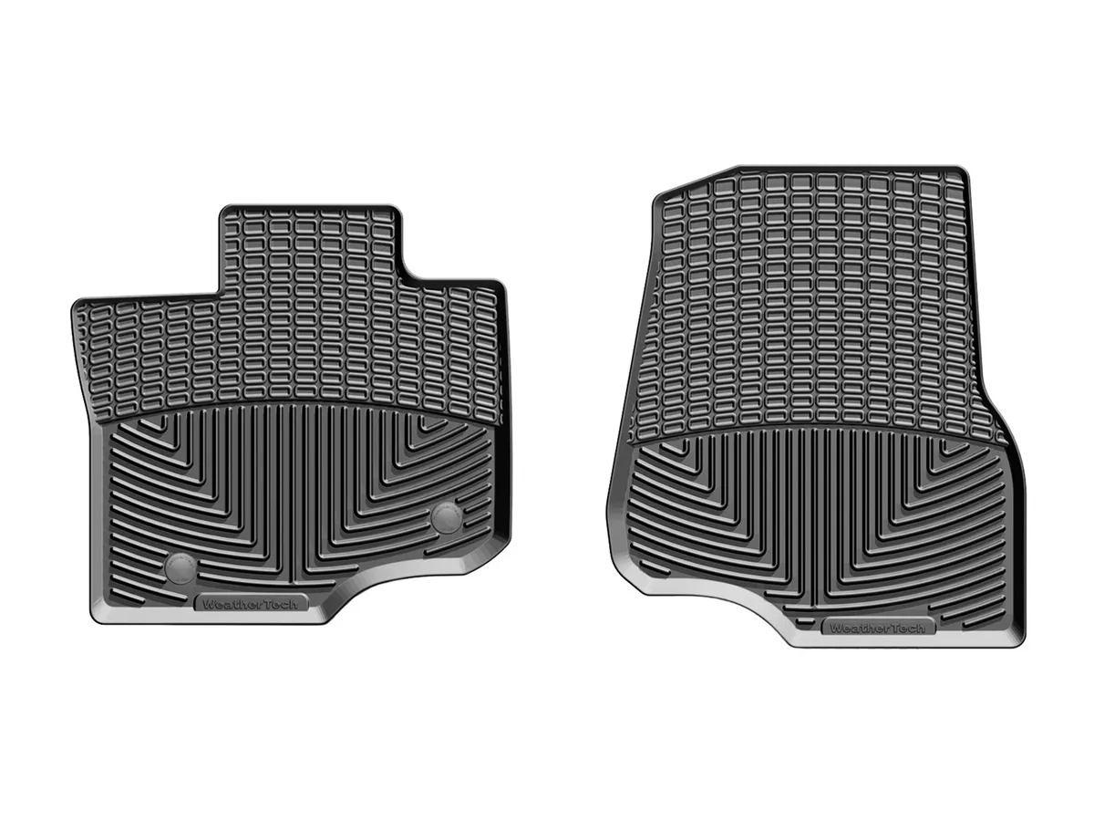 2015+ Ford F-150 SuperCrew and SuperCab front rubber mats in black product image