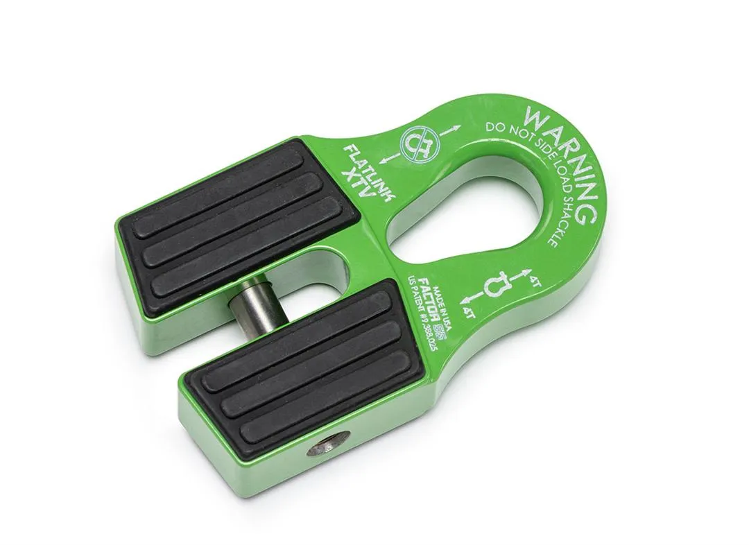 Factor 55 00070-08 Flatlink Xtv Winch Shackle Mount -- Green product image