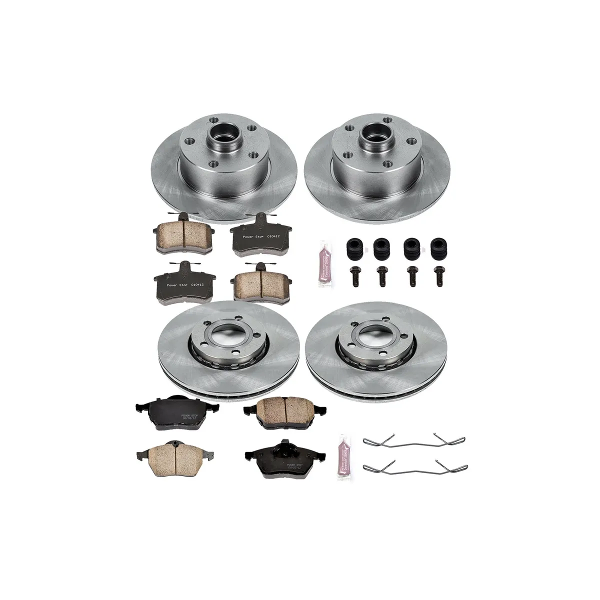 Z17 Direct Replacement Kit: Rotors; Ceramic Pads W/Hardware product image